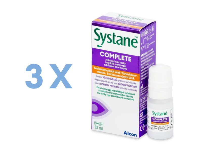 Systane Complete bez konzervačných látok (3 x 10 ml)